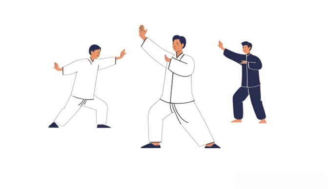 Zeichnung Tai Chi & Qi Gong